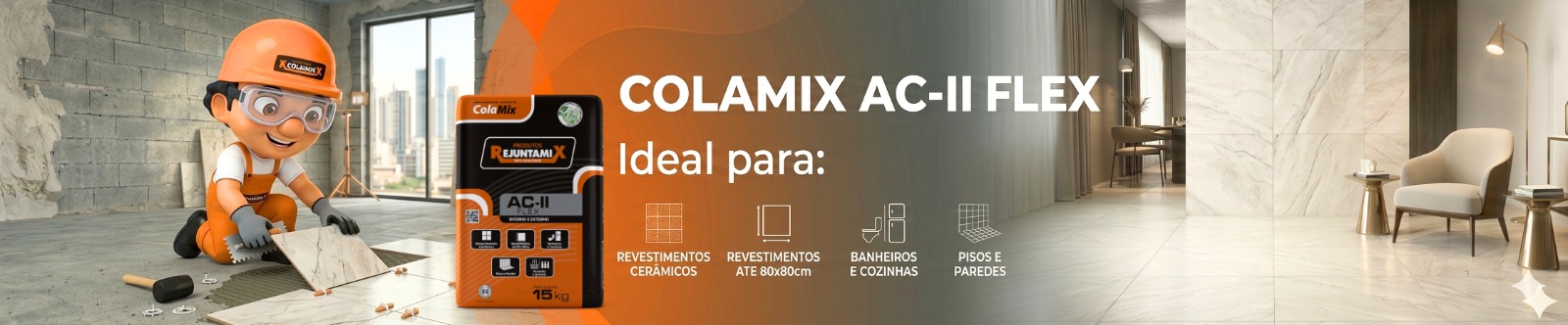Banner Rejunte ExtraFlex Rejuntamix