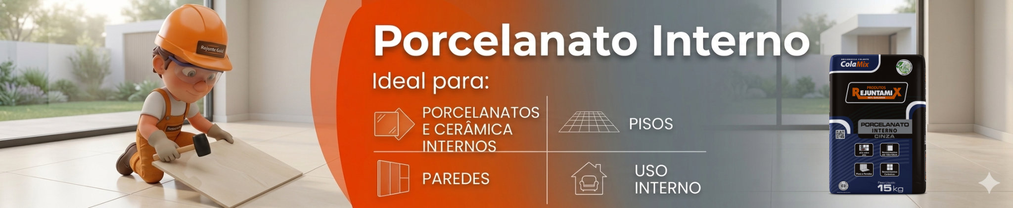 Banner Promocional Rejuntamix