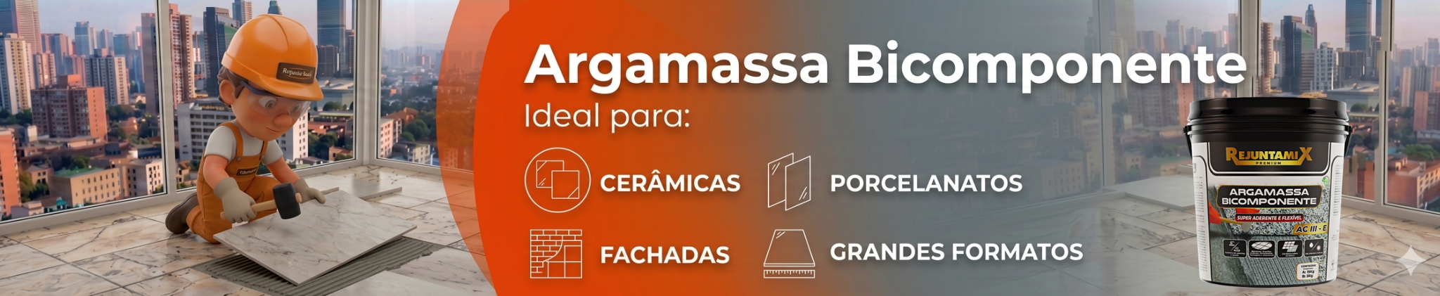 Banner Promocional Rejuntamix