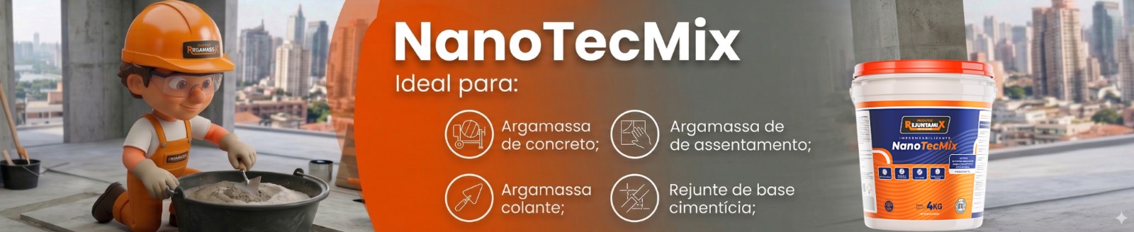 Banner Promocional Rejuntamix