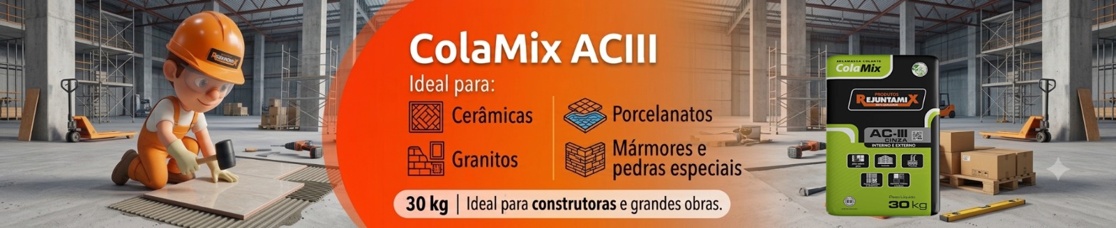 Banner Promocional Rejuntamix